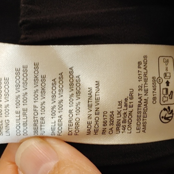 🥳HP🥳NWT FREE PEOPLE BLACK RELAXED FIT BOMBER JACKET WITH BALLOON SLEEVES XL - Picture 12 of 12